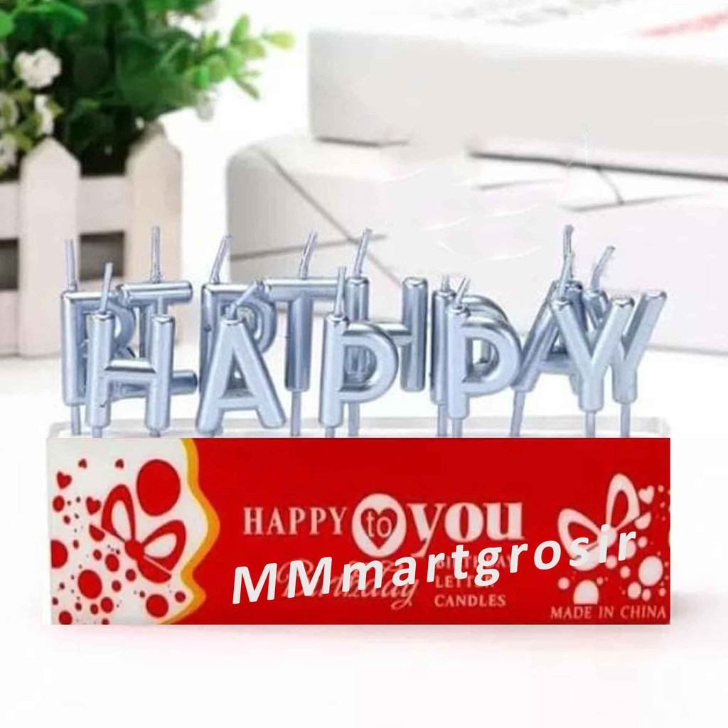 Lilin Huruf / Lilin Happy Brithday / Lilin Silver / Lilin Hiasan