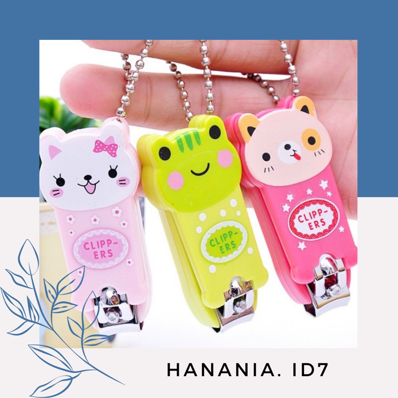 Gunting Kuku Karakter Lucu Cartoon Nail Clipper Manicure Pedicure Souvenir Gantungan Kunci