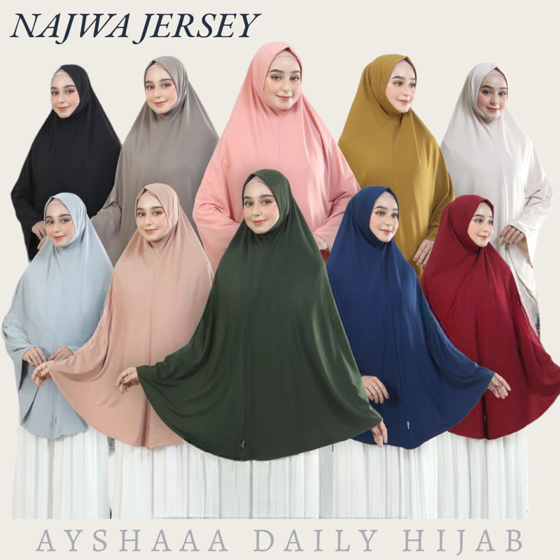 JILBAB  SYAR’I JERSEY KOREA || HIJAB SYAR’I JUMBO JERSEY KOREA