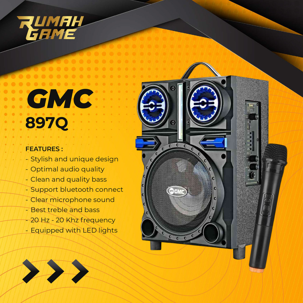 Speaker GMC 897Q Portable Bluetooth