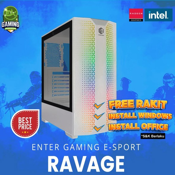 PC Rakitan Enter Gaming E-Sports Ravage