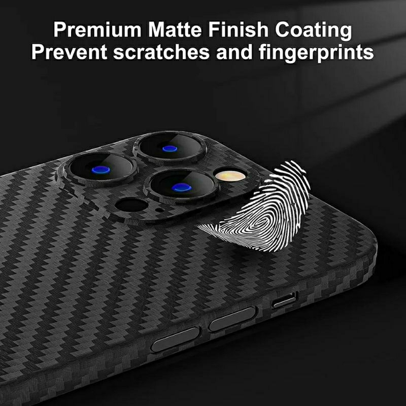 Skin Carbon Fiber 3D Black Iphone 6 7 8 X XS XR 11 12 13 14 Mini Plus Pro Max