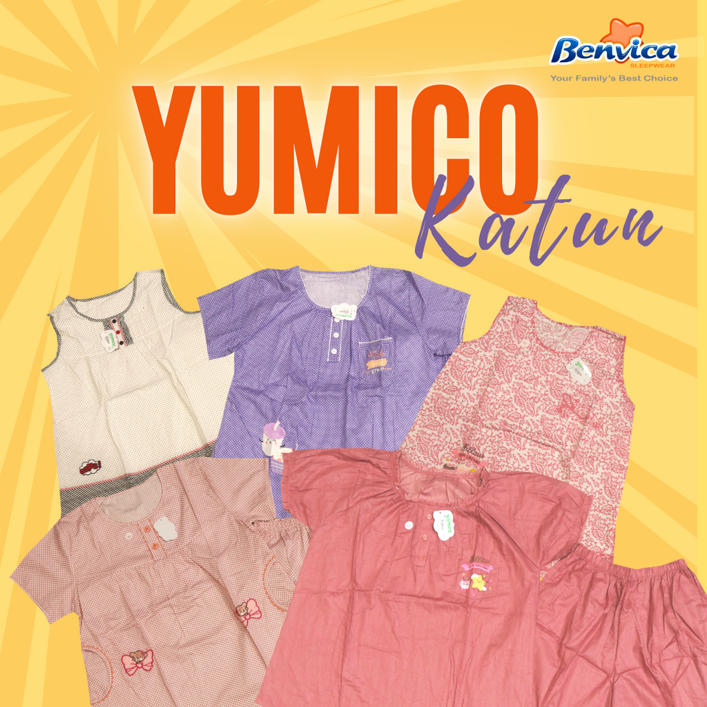 BAJU TIDUR DEWASA SETELAN CELANA PENDEK KATUN PREMIUM YUMICO ALL SIZE