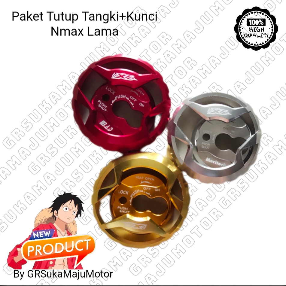TUTUP TANGKI & TUTUP KUNCI NMAX OLD/COVER TANGKI NMAX OLD  FULL CNC