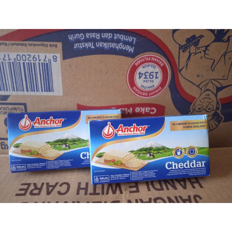 

Keju Anchor Cheddar 150gr