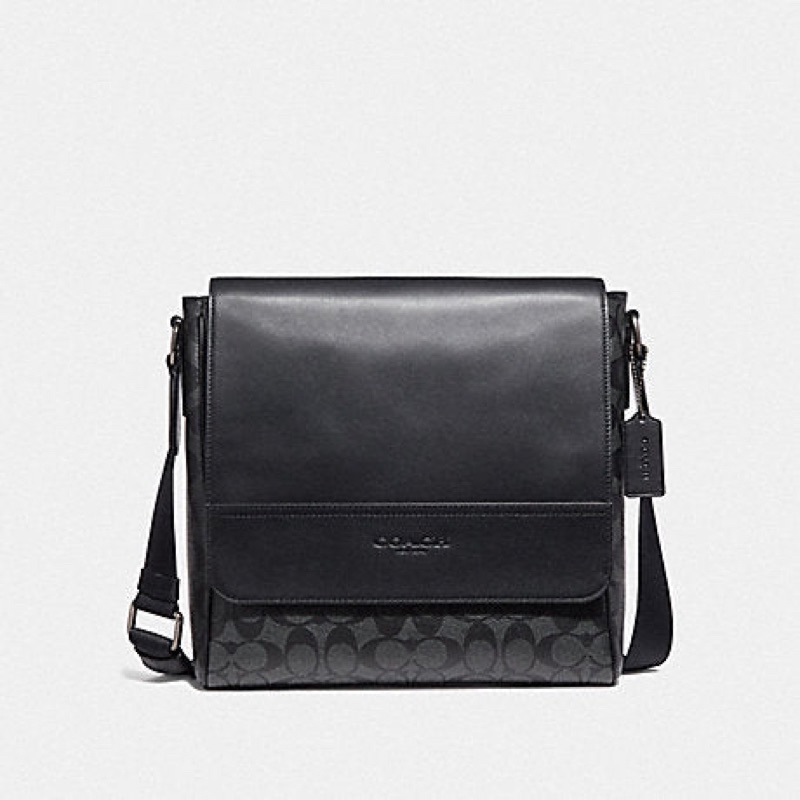 Coach Houston Signature Charcoal Black (C 73339)