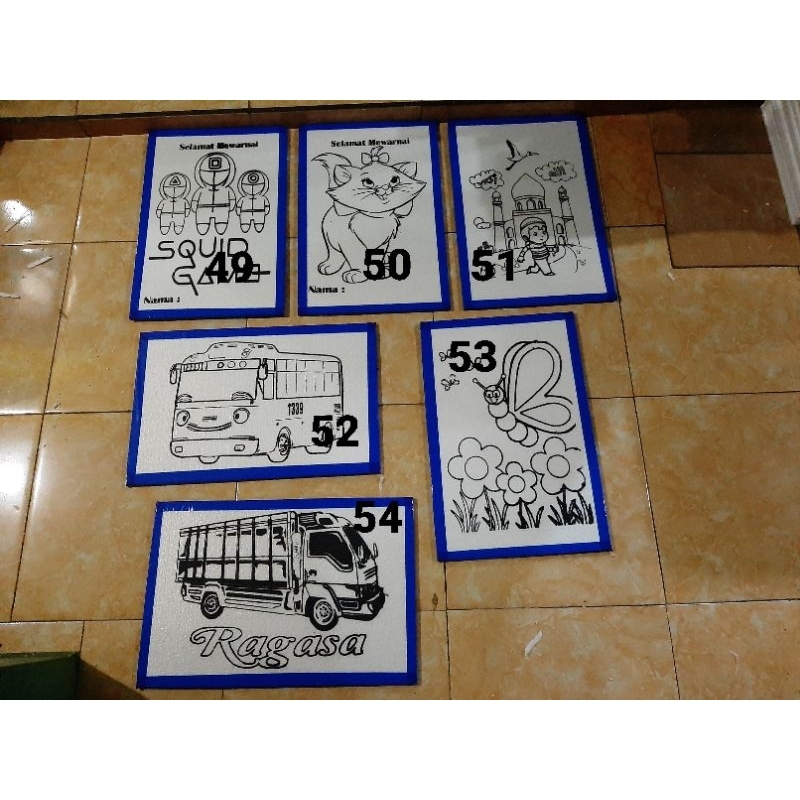 

STEROFOAM LUKIS JUMBO LIST UKURAN 33x50x1cm