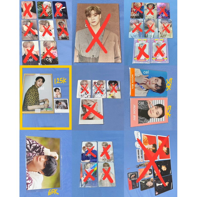 photocard postcard photo print mj jinjin eunwoo moonbin rocky sanha astro all light, blue flame, gat