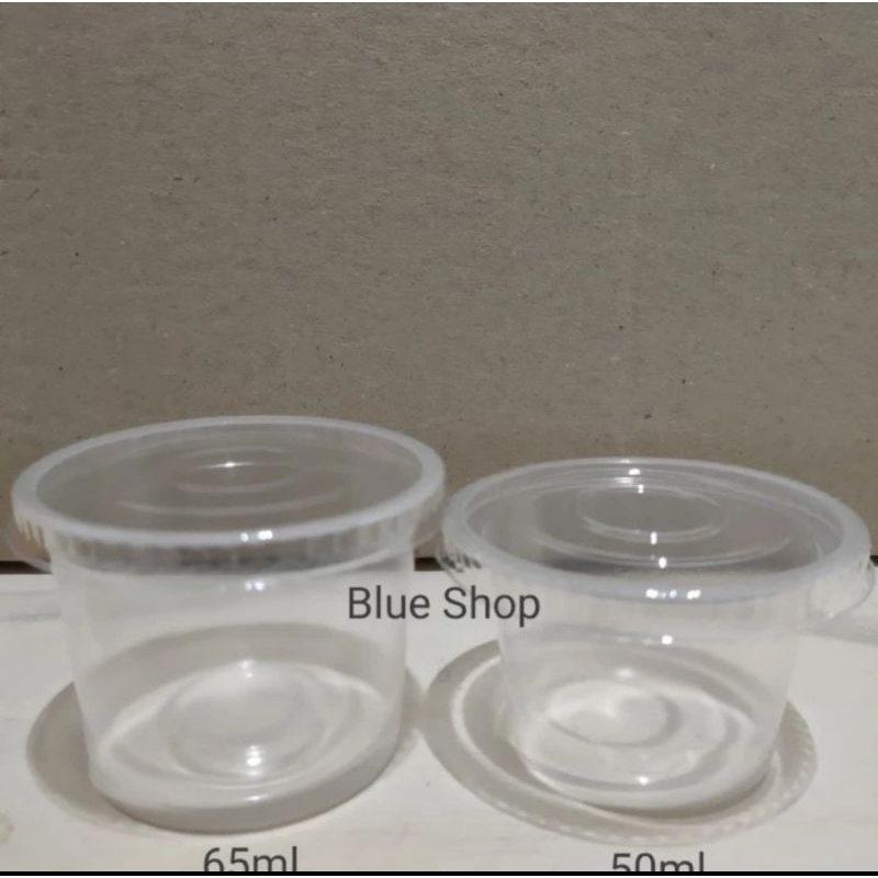 

Cup Ice Cream/ Sambal/ Puding/ Saos 50ml dan 65ml + tutup