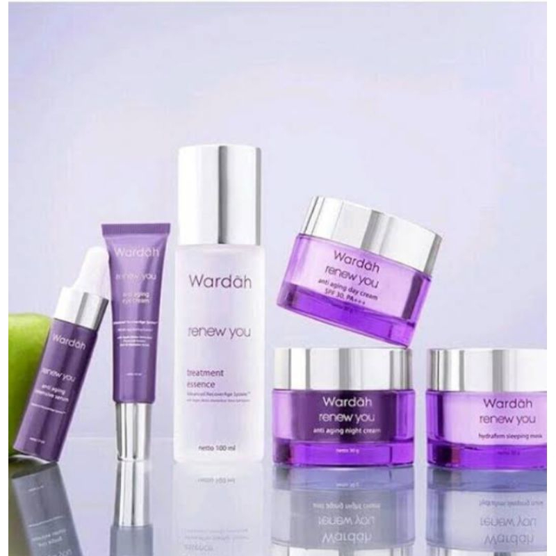 Paket Wardah renew you anti aging skincare anti penuaan dini original