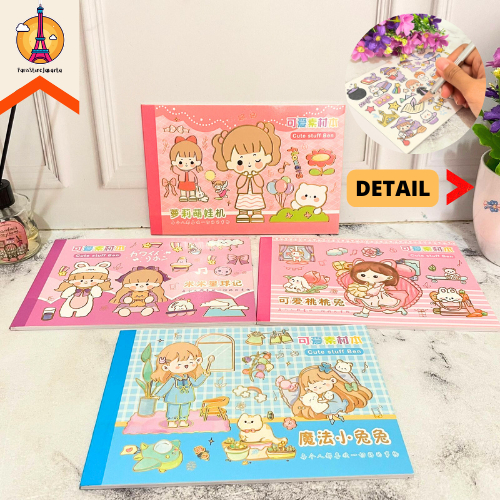 

Buku Stiker Senmu KL-43 Isi Sticker Sweet Cewe Lucu Import Funny Fancy Stuff Best Gift Stationery For School Alat Tulis Kantor Sekolah Ready Grosir Kado Ulang Tahun READY COD