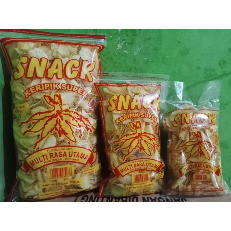 keripik singkong Multirasa Utama. 100gr