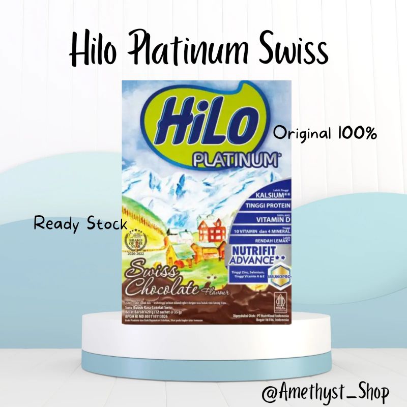 [NUTRIMART] Hilo Platinum Swiss Chocolate 420 gr