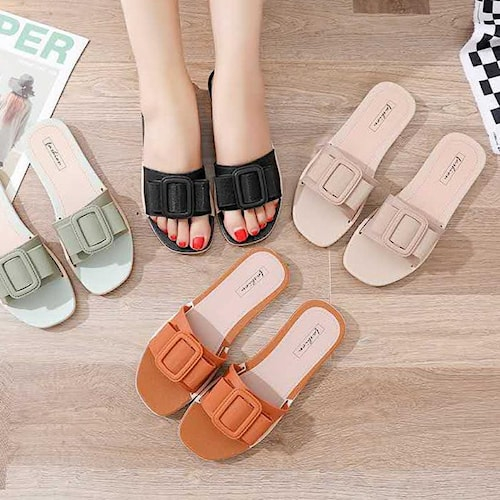 Sandal Slip On Wanita Import Sandal Selop Wanita Premium Quality SANDAL GESPER