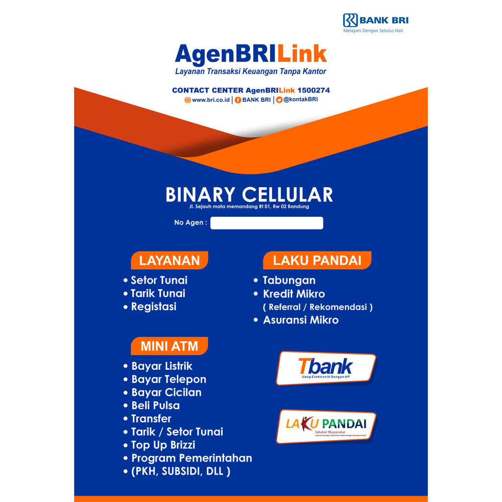 

Poster Agen BRILink | Poster Custom
