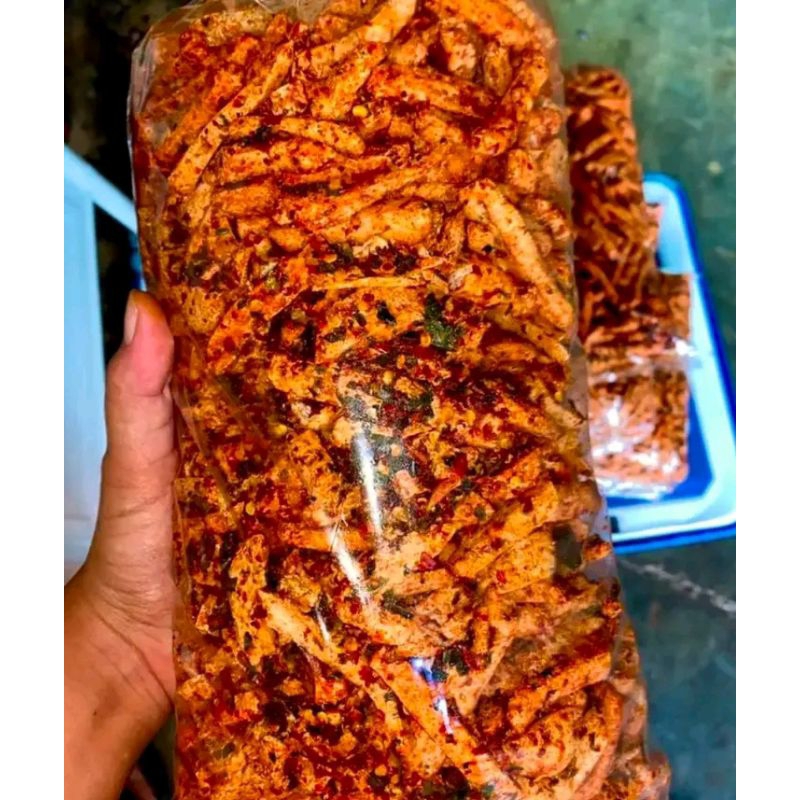

Basreng 1kg Sultan bandung viral tiktok pedas daun jeruk