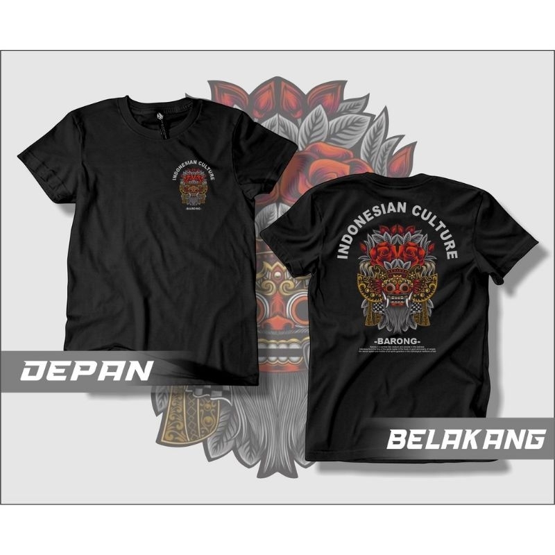 KAOS BALI BIG SIZE BARONG SIZE M L XL 2XL 3XL 4XL 5XL