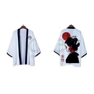 Rosemans Baju Kimono Cowok Cewek Japanese Pria Motif Kasual All Size