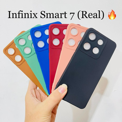 Case pro camera infinix smart 7 new case macaron case candy