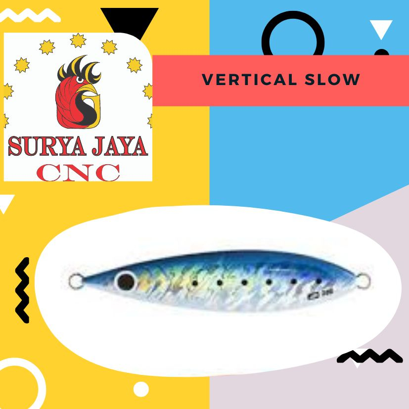 Cetakan Metal Jig VERTICAL SLOW 150,200,250,300 Gram