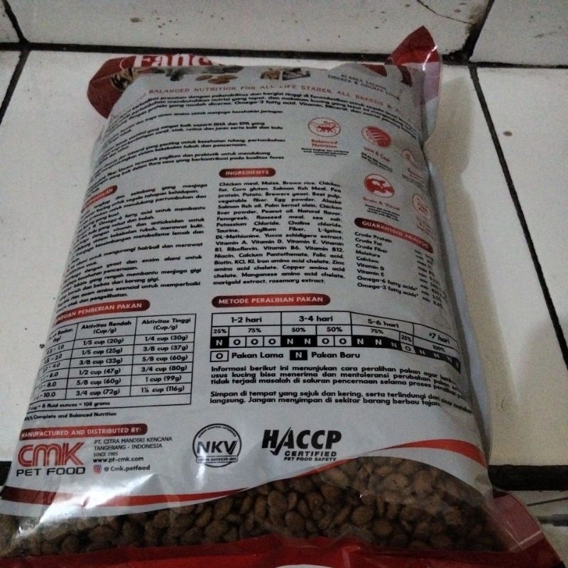 Paket 4 kg Fancy Cat Food Premium all life stage 800 gr x 5 dry food