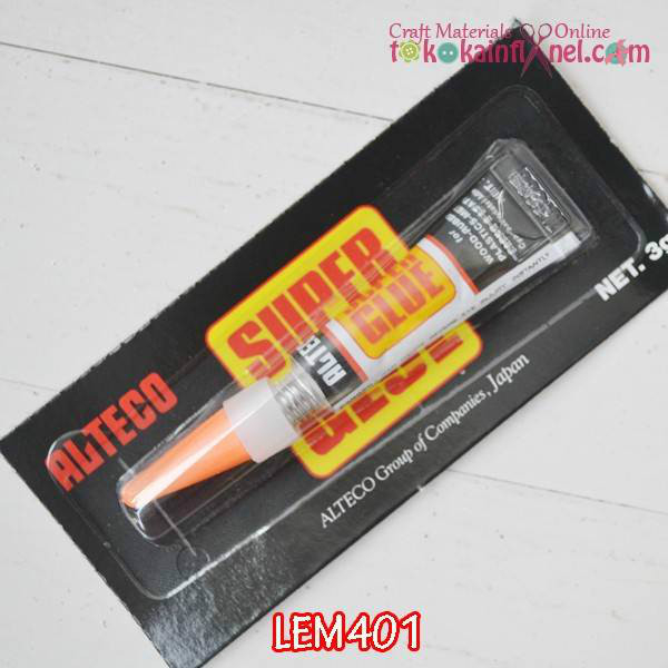 

LEM401 Lem Super Glue Alteco Net 3gr (Per Satuan)