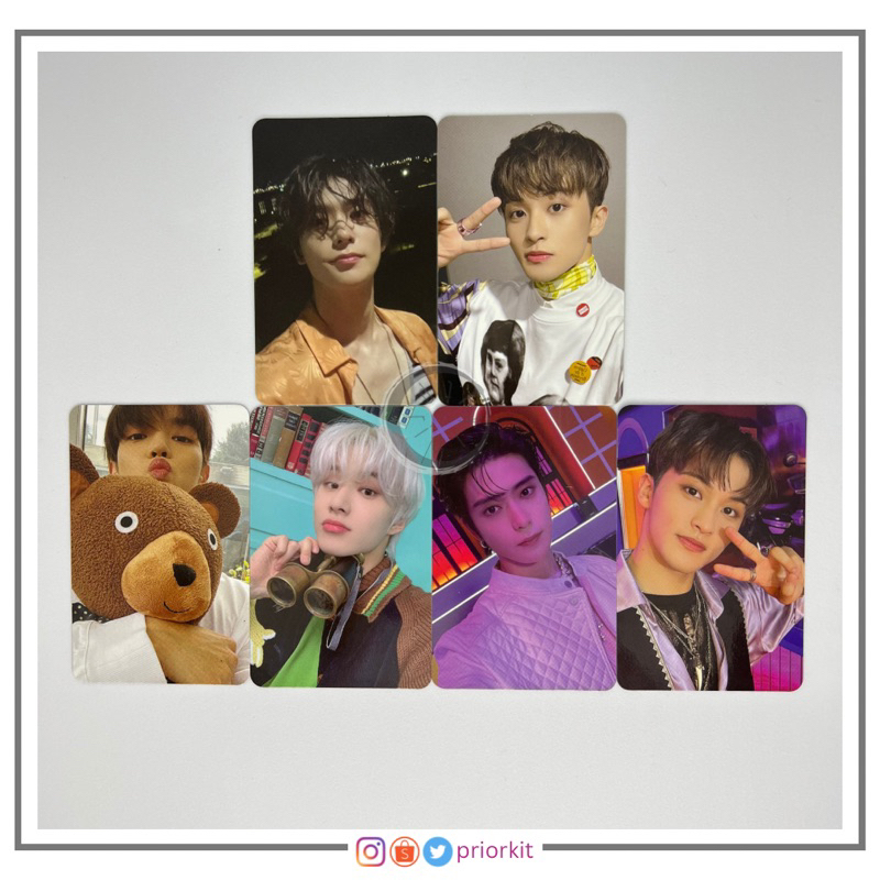 [READYSTOCK PRIORKIT] Photocard NCT 127 Sticker Jaehyun Mark Taeyong Boneka Jungwoo Teropong
