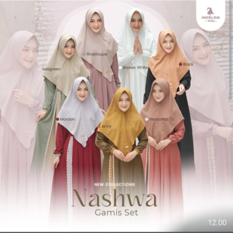 NASHWA MOM SET KHIMAR By Moslem Daily