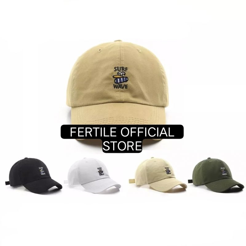 TOPI BASEBALL SURF WAVE BORDIR / TOPI BASE BALL SURF WAVE BORDIR