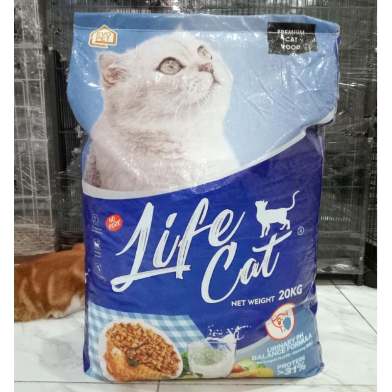 Makanan Kucing Segala Usia Life Cat 20kg (Ekspedisi) makanan kucing all stage lofe cat dryfood