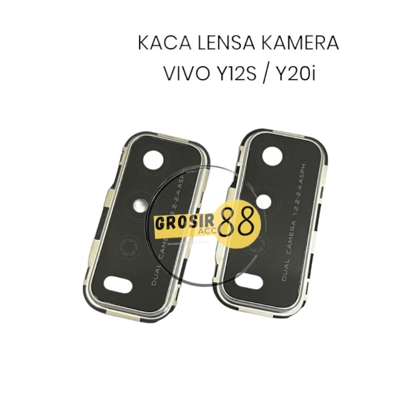 KACA LENSA KAMERA BELAKANG VIVO Y12S - Y20I ORIGINAL