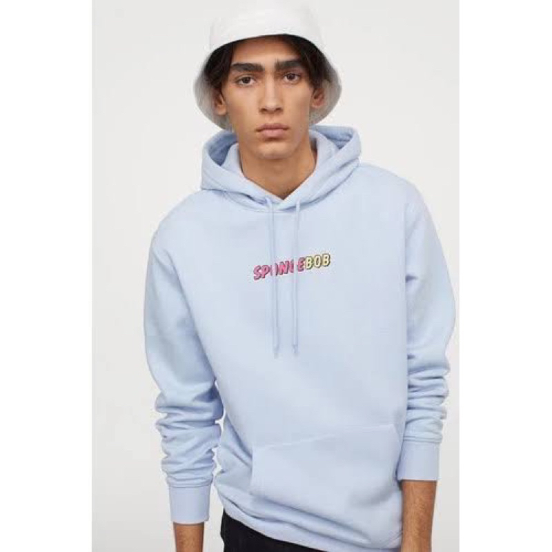 Hoodie Spongebob Happines Blue H*M