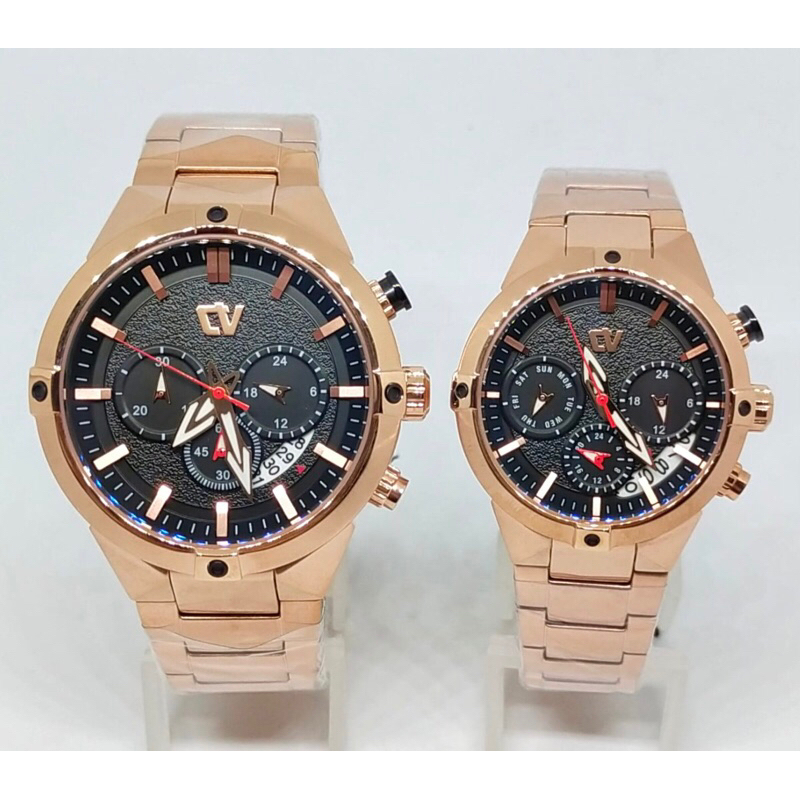 Jam tangan Christ Verra CVC10777 couple original