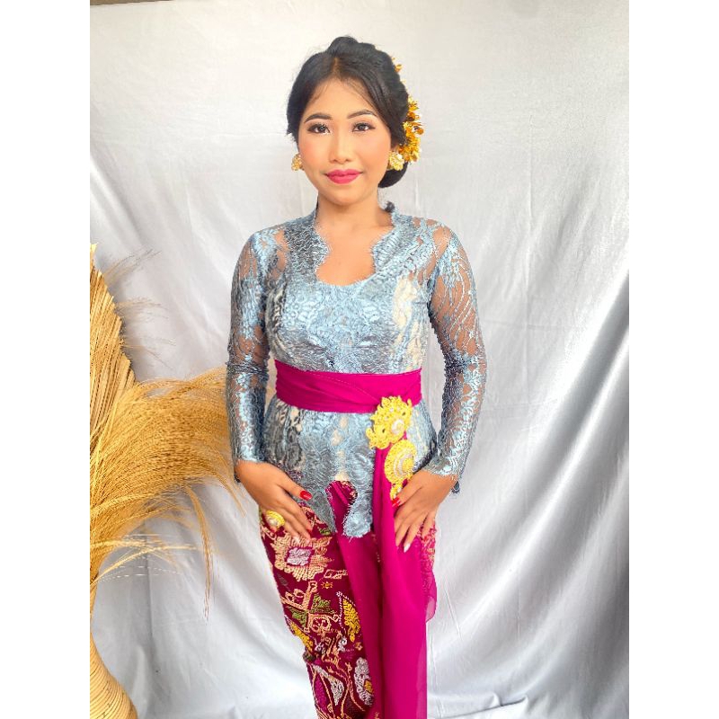 Kebaya Bali By Ani Kebaya Jadi Metalik Glossy