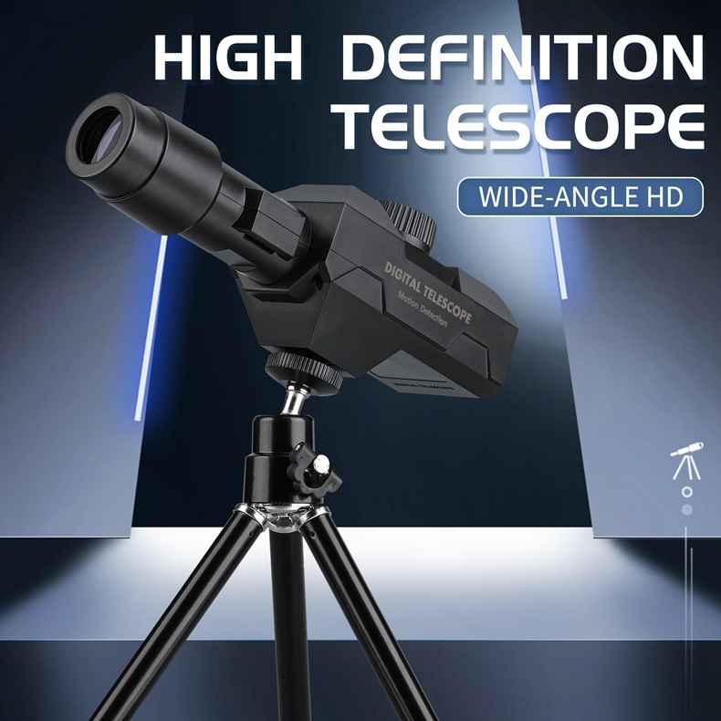 Digital Telescope 70X WiFi - Teleskop Monokuler Zoom 70x FREE TRIPOD - Terkoneksi ke Smartphone via APP