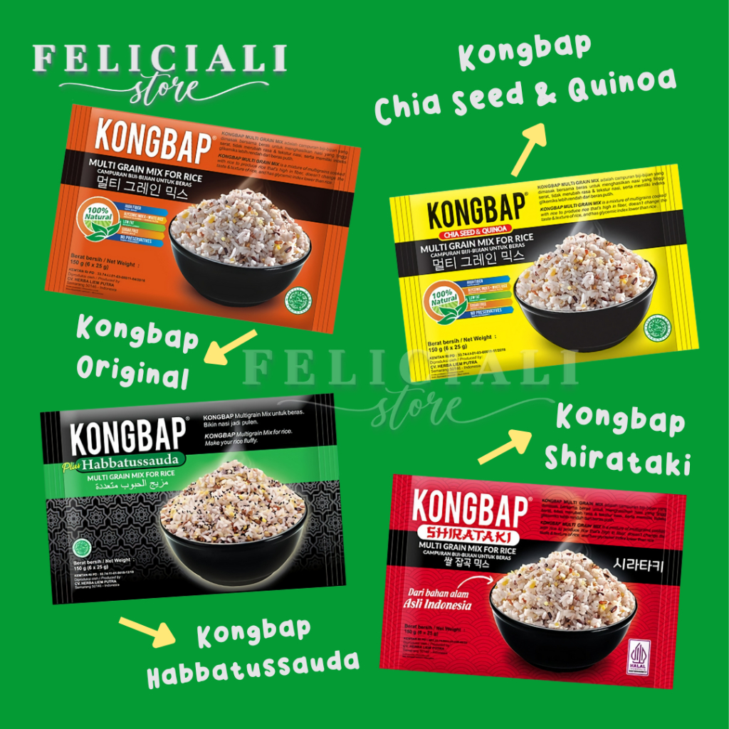 

Kongbap Multi Grain Mix 150gr (6s x 25gr)