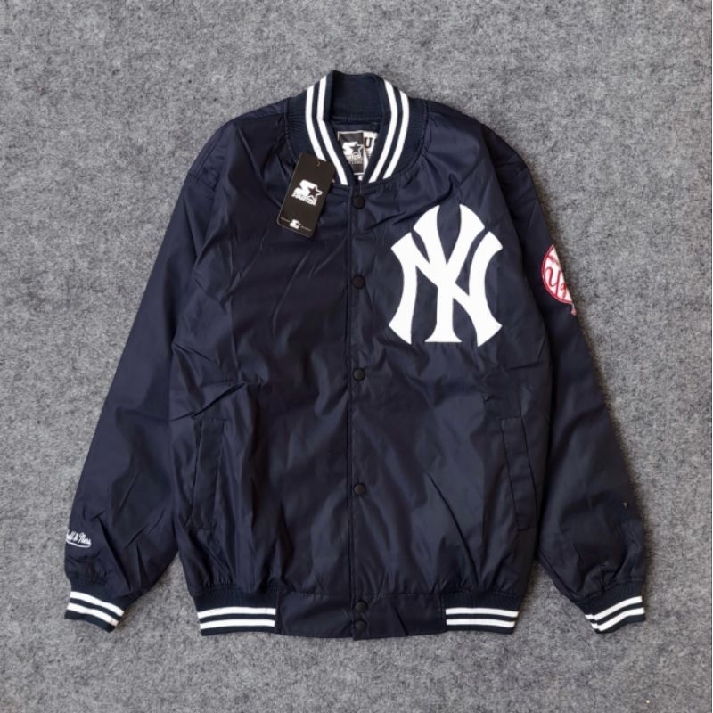 (COD) JACKET VARSITY YANKEES NY NEW YORK PREMIUM - BOMBER FULLTAG - UNISEX - TERMURAH
