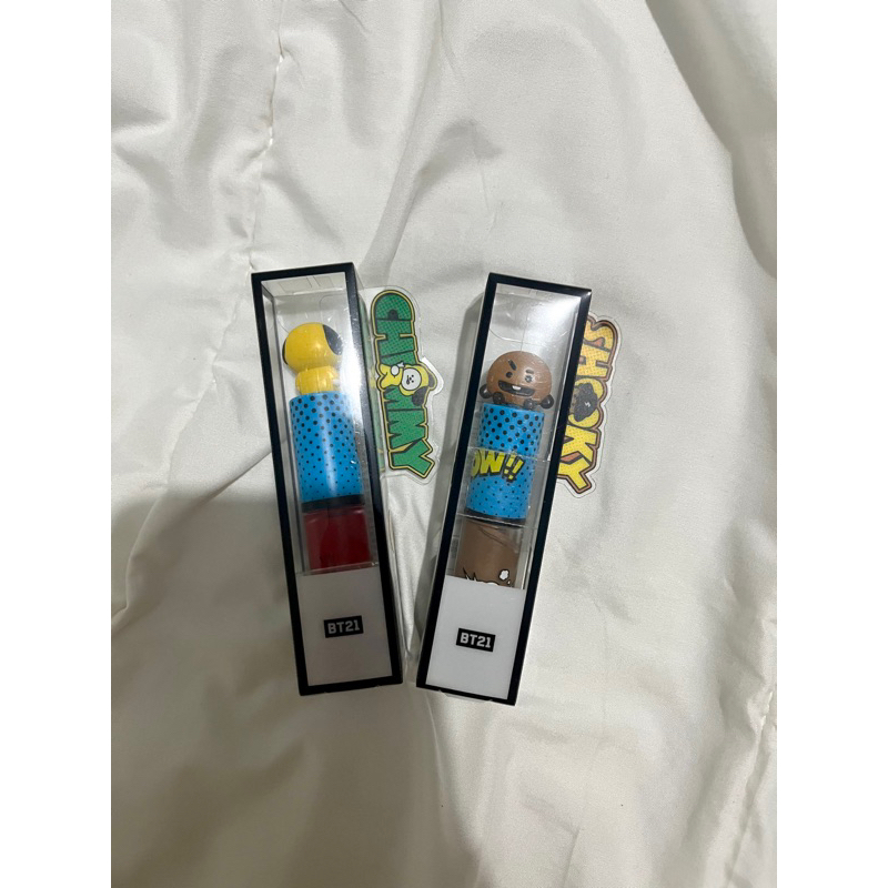 bt21 x vt shooky eye liquid & chimmy liptint [EXPIRED]