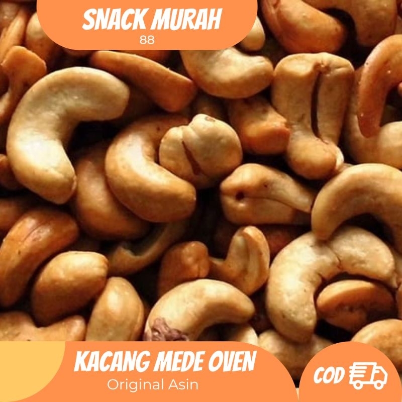 

Kacang Mede Oven/Panggang Original Asin Sulawesi 1 KG