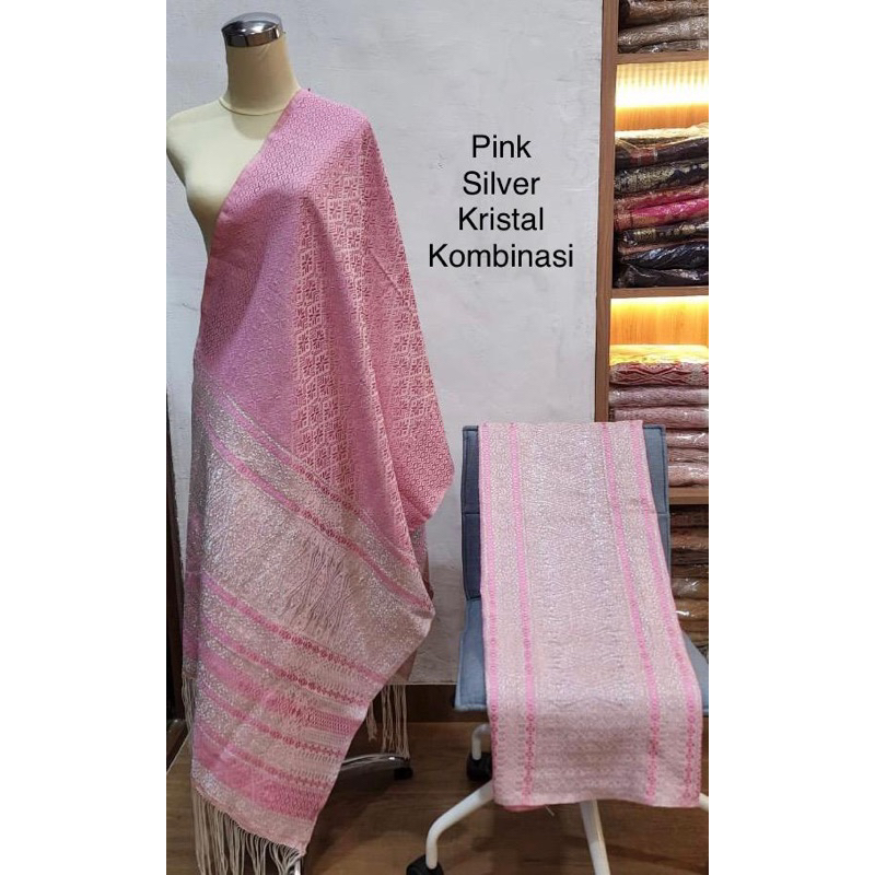 Tumtuman Tarutung Songket tanpa Sambungan Kombinasi