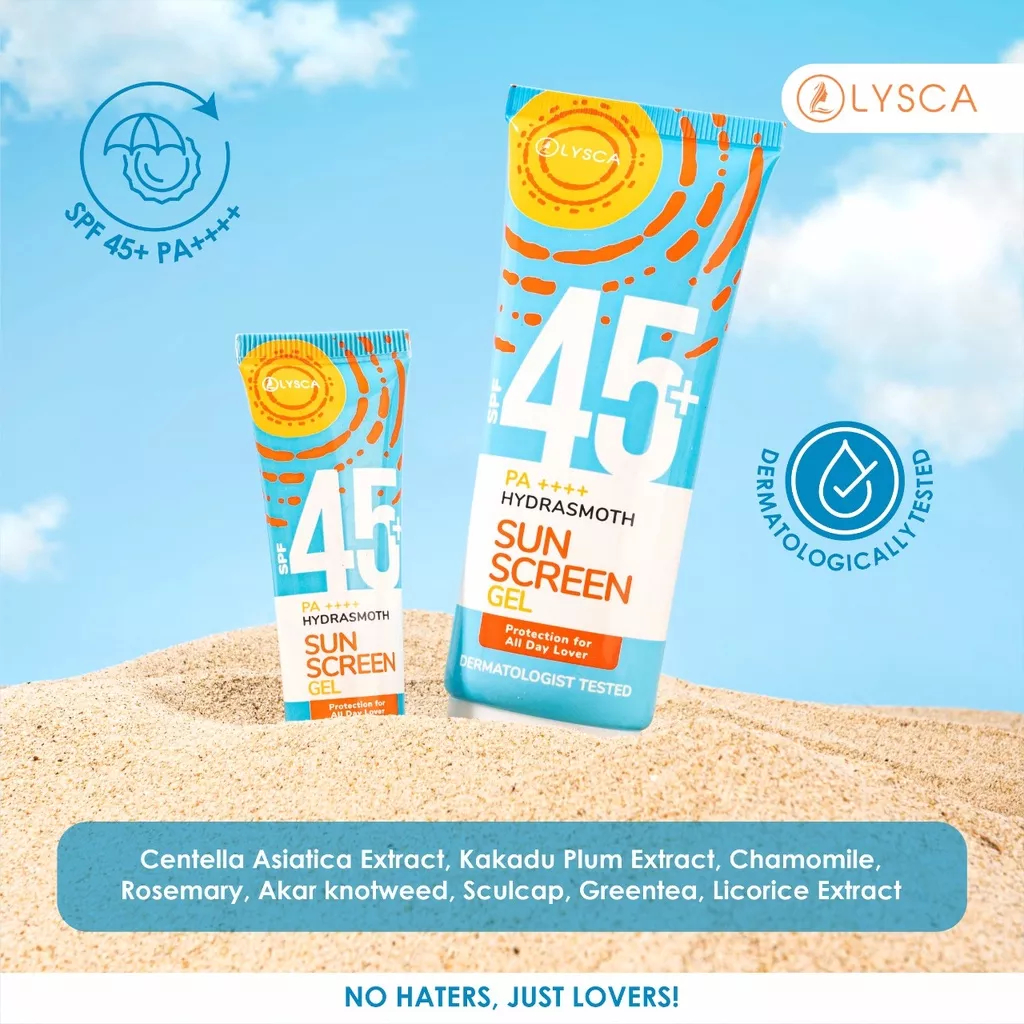 LYSCA HYDRASMOTH Sunscreen Gel SPF 45 PA++++