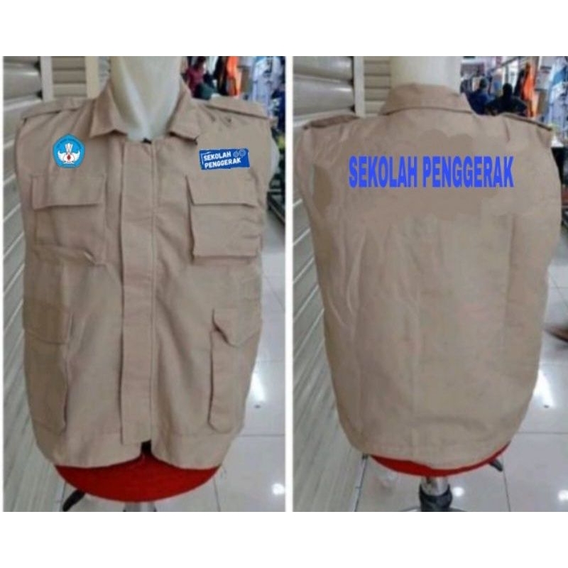 rompi sekolah penggerak rompi vest sekolah penggerak rompi lapangan sekolah penggerak rompi seragam 