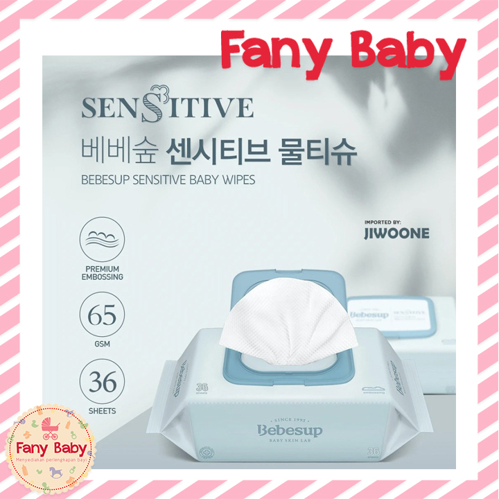 BEBESUP BABY WIPES SENSITIVE 36 SHEET