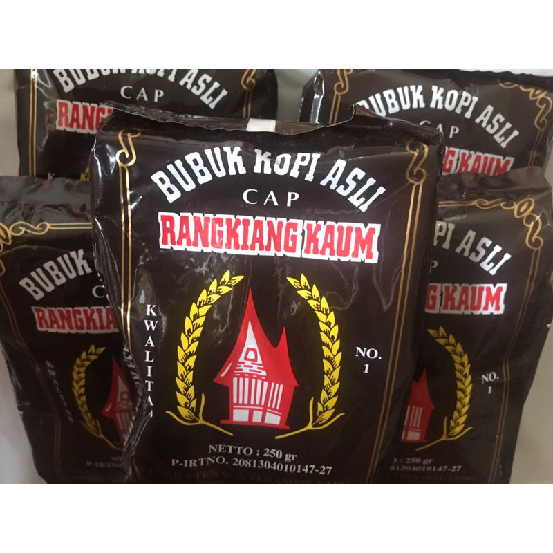

Kopi rangkiang kaum batusangkar 5 x 250 gram Padang khas minang