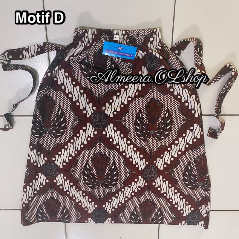 rok anak rok klok batik motif klasik rok pias lebar bawah