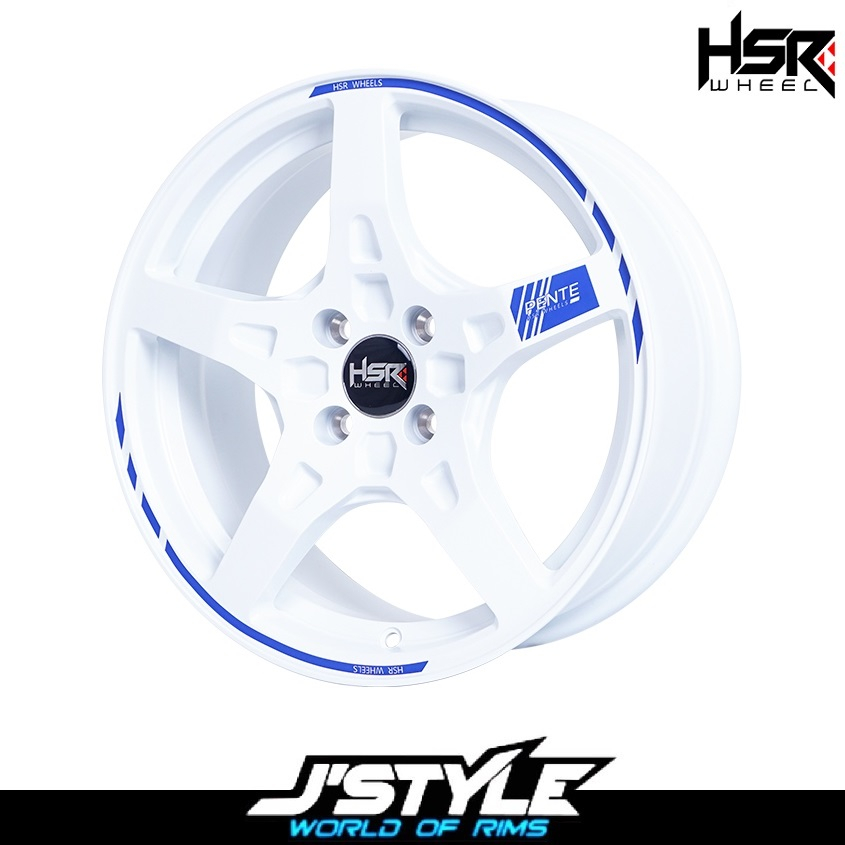 HSR WHEEL PENTE RING 16 X 7 PCD 4X100 ET42 WHITE
