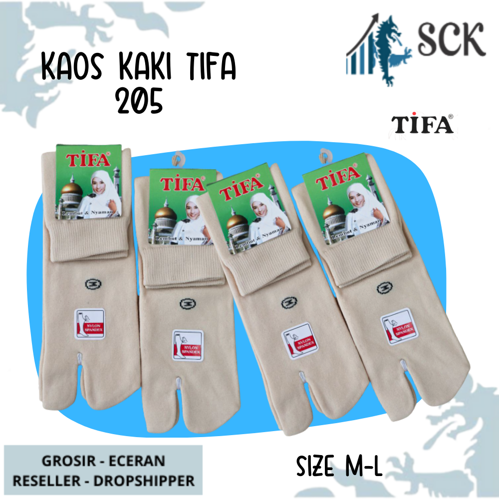 Kaos Kaki Wanita TIFA 205 Betis MUSLIM WARNA MUDA / Kaos Kaki Wanita / Kaos Kaki Muslimah Betis 2 Jari / Kaos Kaki Jempol / Kaos Kaki Jempol Muslimah / Kaoskaki Wanita Muslim - sckmenwear GROSIR