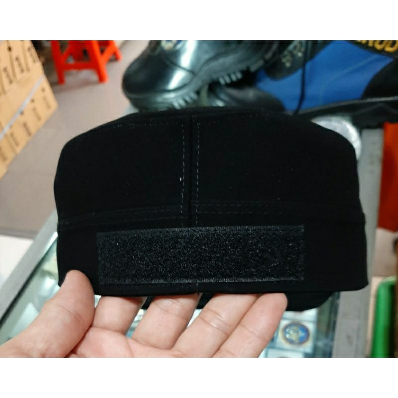 Topi Komando Polri PAMA warna hitam