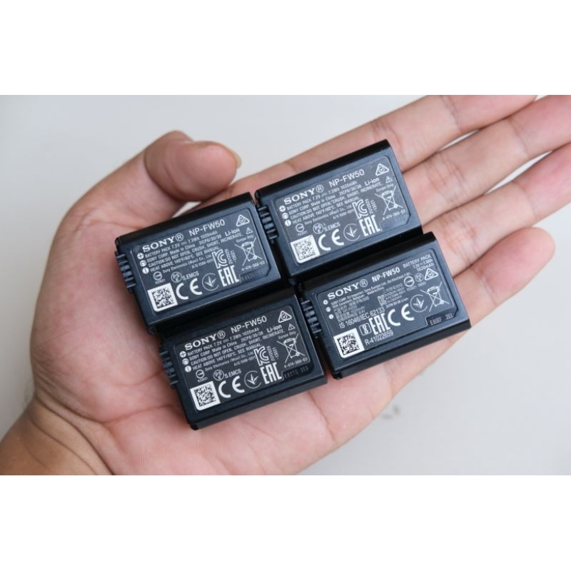 BATERAI BATTRAY NP-FW50 ORI SECOND A7 BATTERY FOR A6000 A6300 A7II A7 A6100 A6500 A5100 A5200 A6400