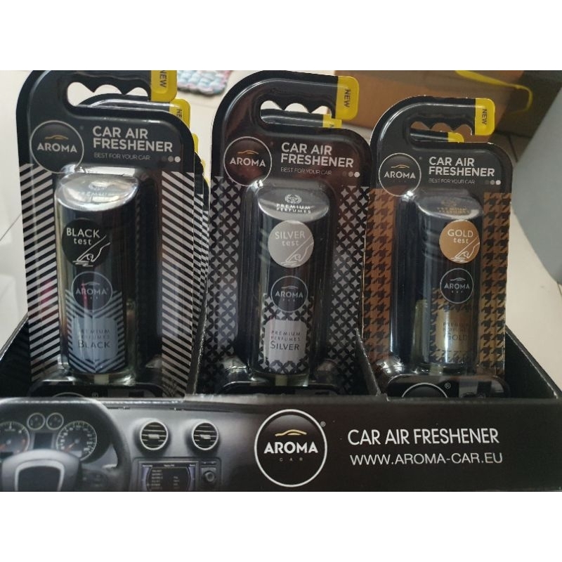 PARFUM MOBIL AROMA CAR AIRFRESHENERS VENT CLIP COLOK AC WANGI MASKULIN ORIGINAL AROMA AIR FRESHENERS